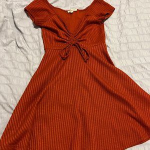 Rustic Orange Sundress